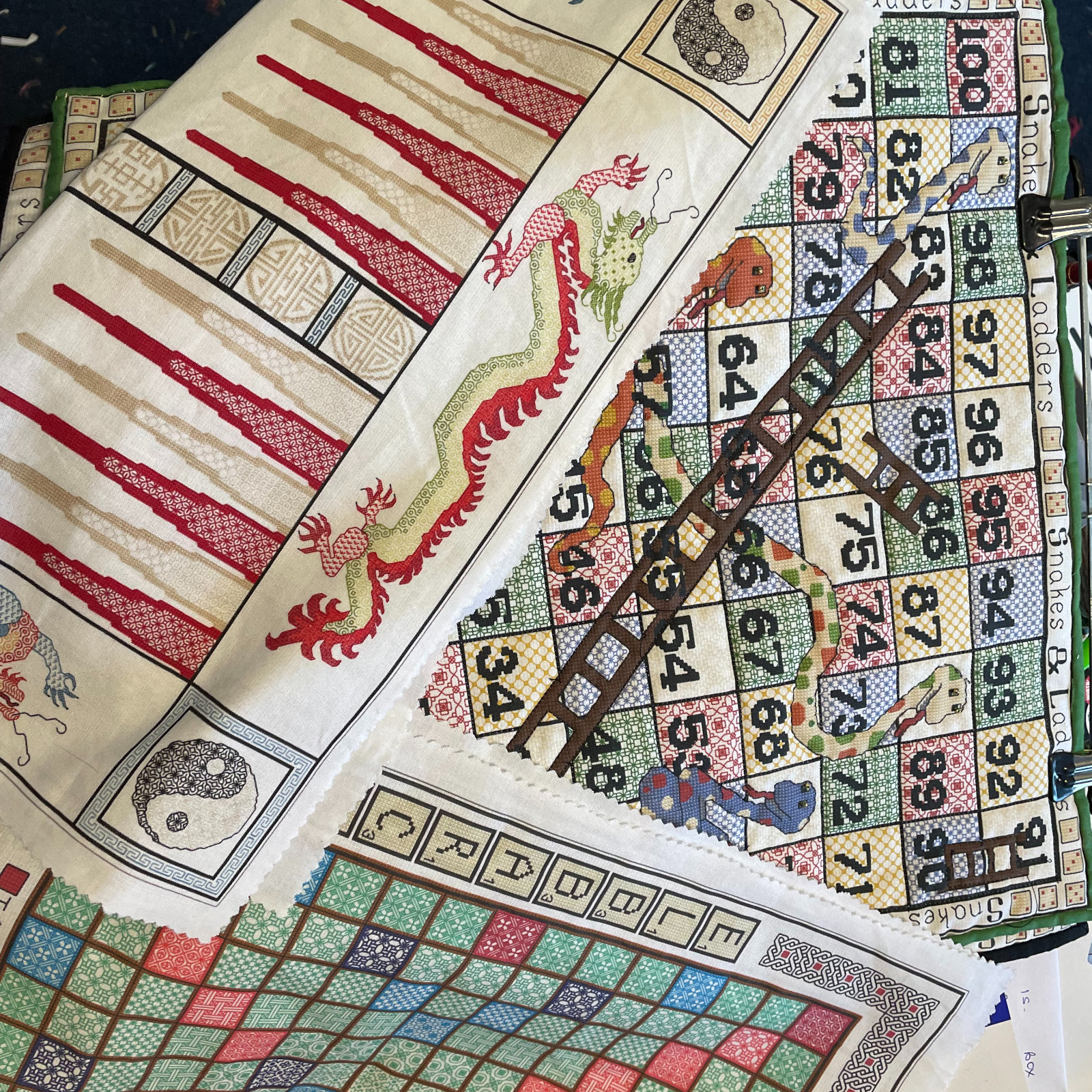 Cross Stitch Scrabble Board