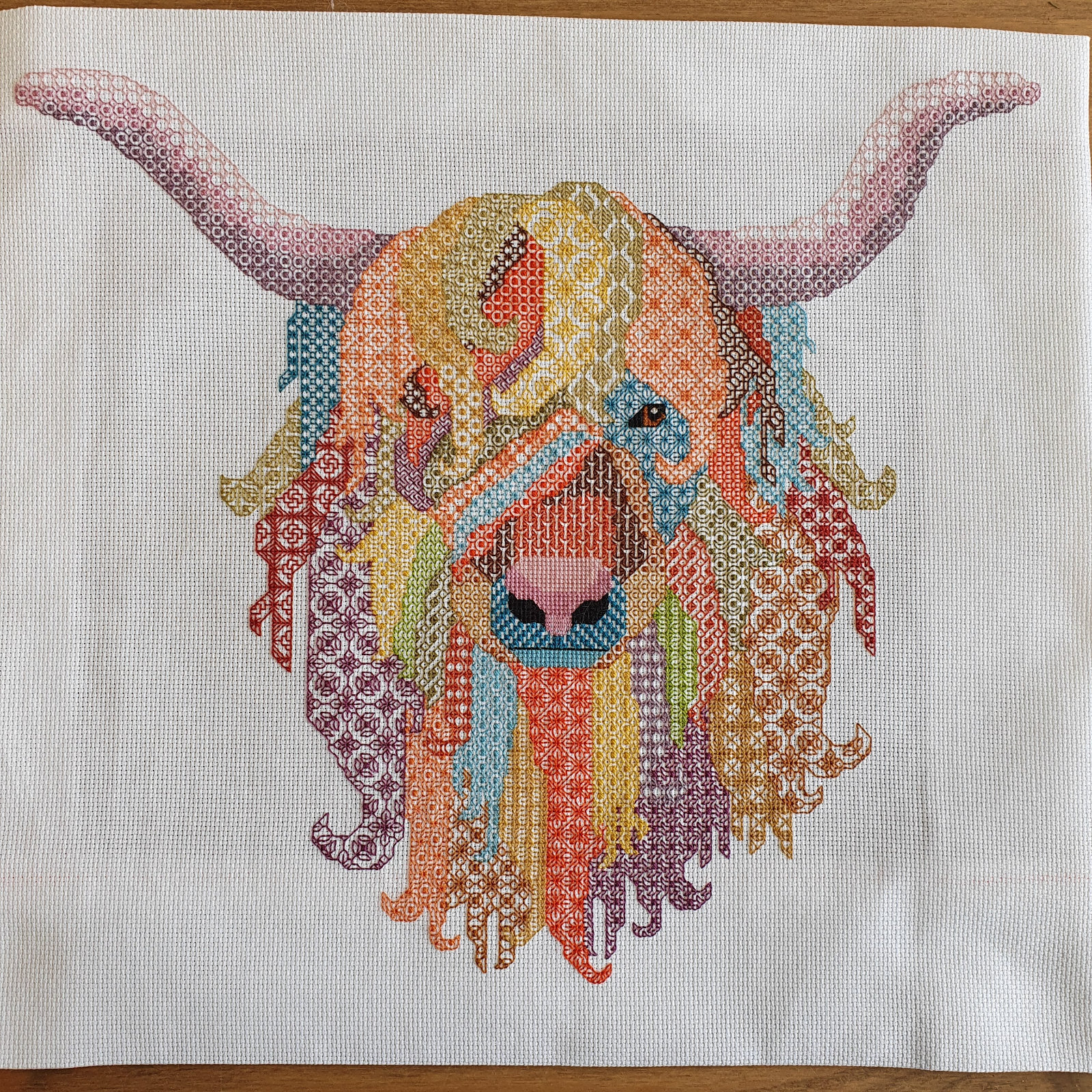 Cross Stitch Bull