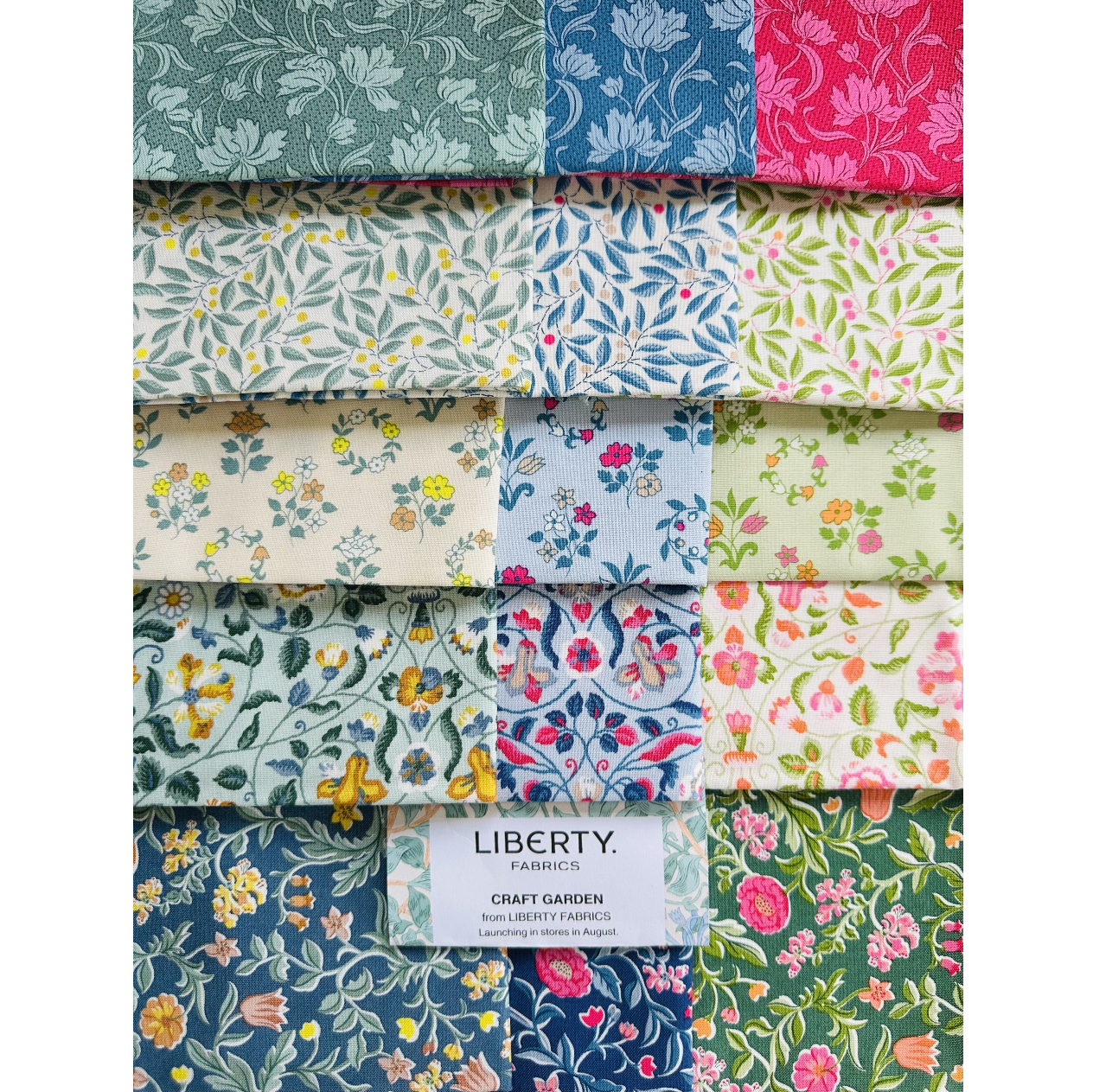 Liberty Quilting Cotton Craft Garden Collection