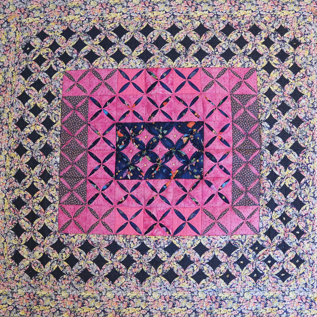 Cathedral Window Quilt