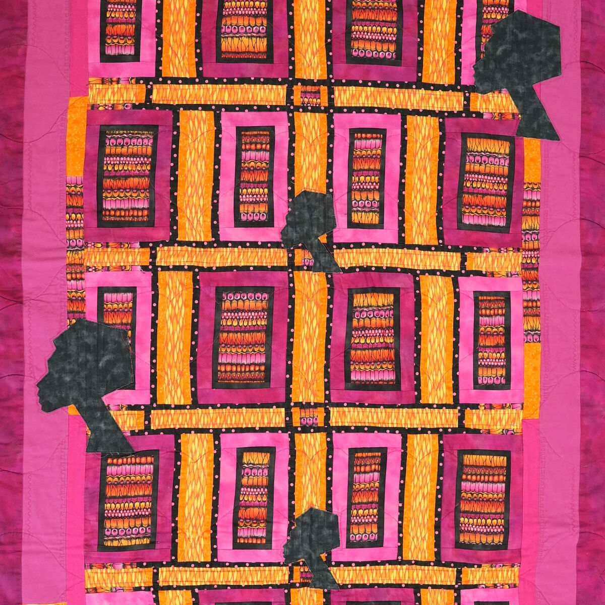 African Fabric Quilt