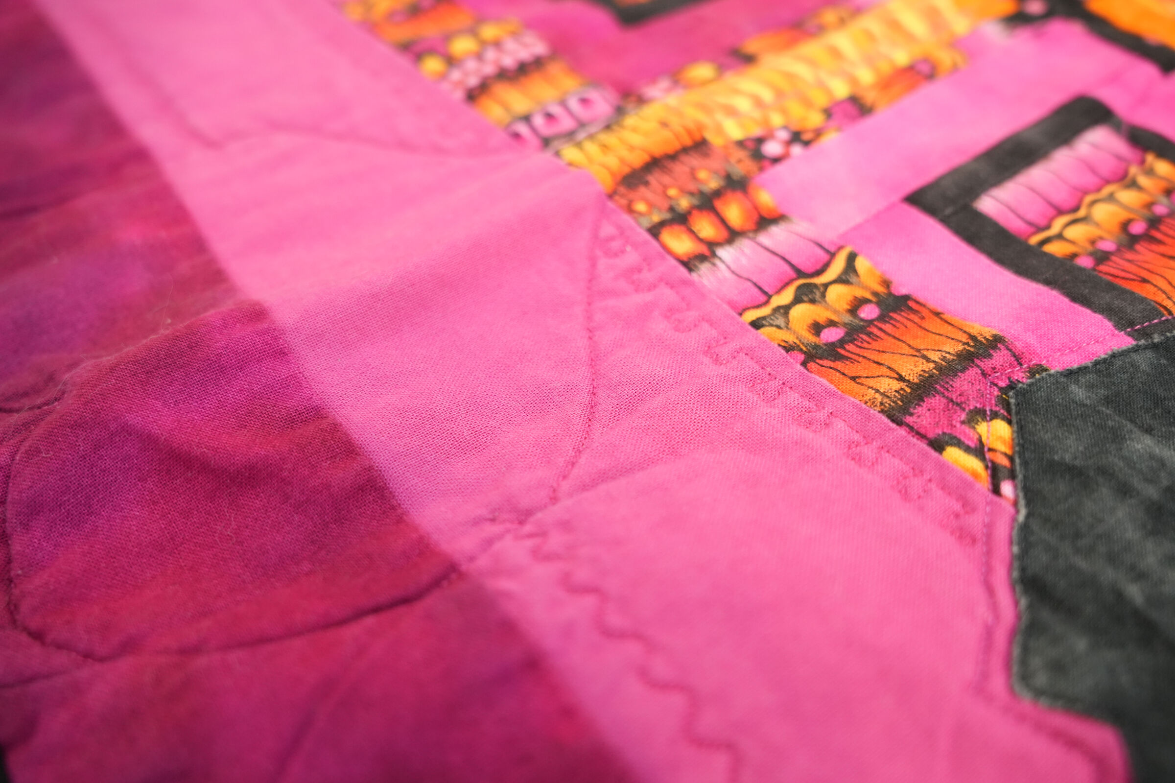 African Fabric Quilt