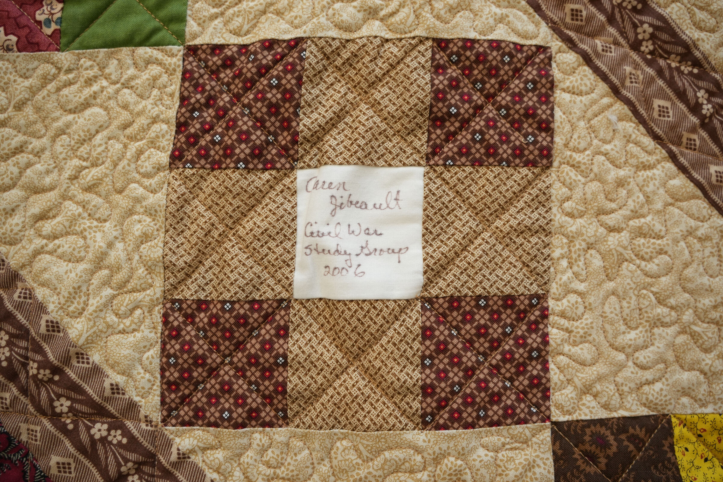 Mary Lou Ward Soldiers Quilt