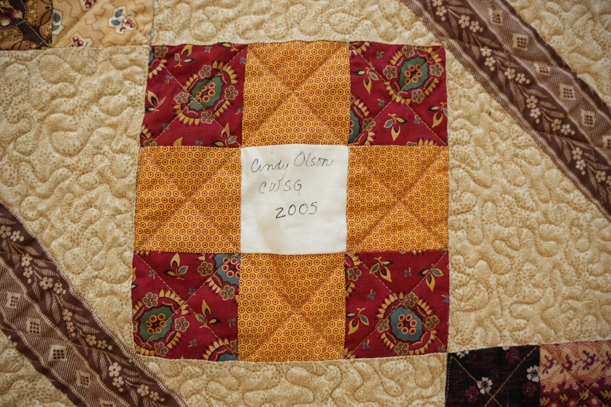 Mary Lou Ward Soldiers Quilt