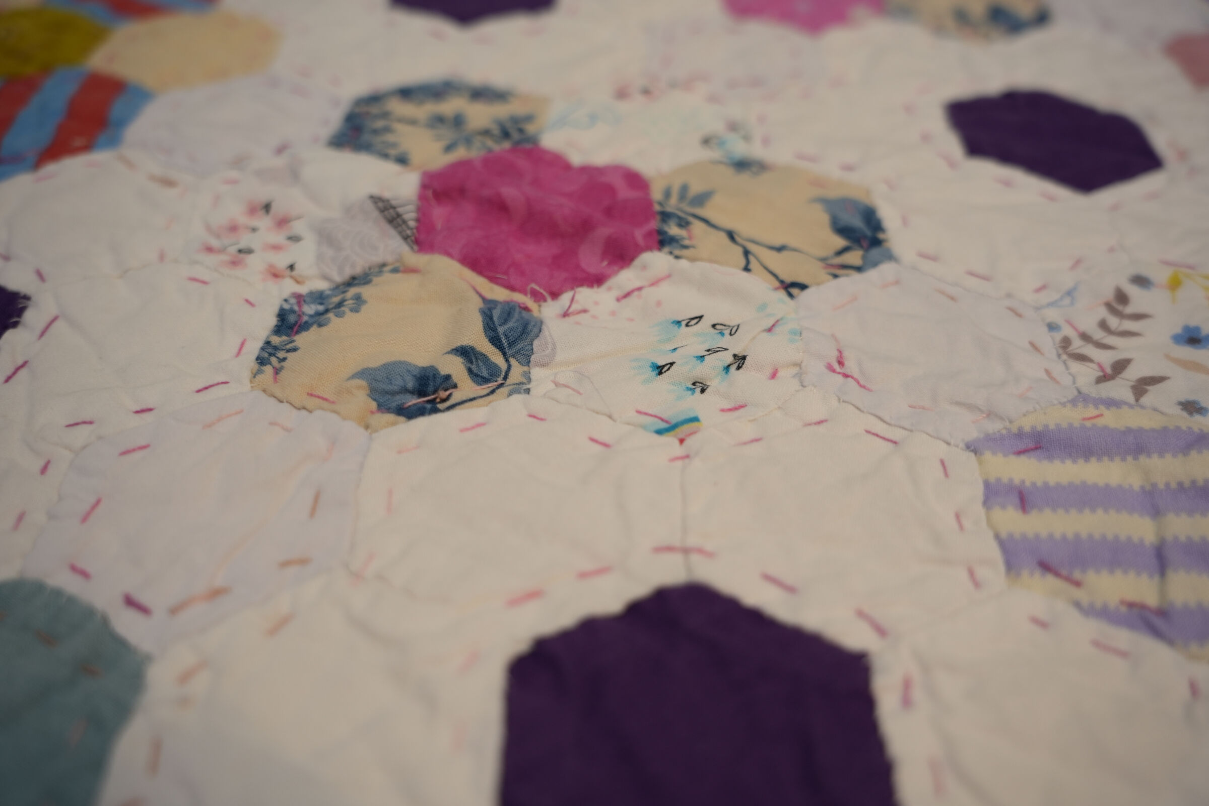First EPP Hexagon Quilt 2021