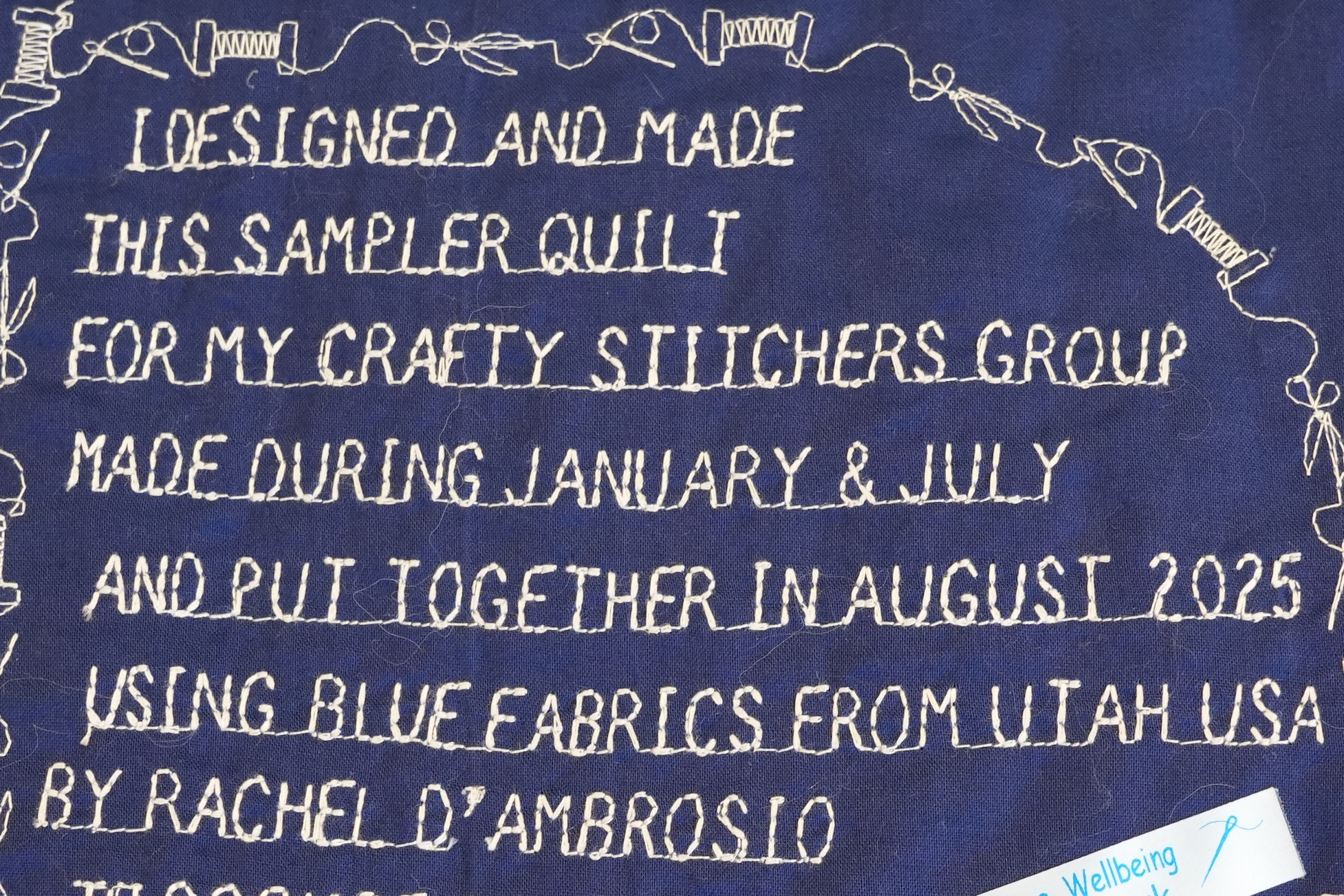The Crafty Stitchers Sampler Quilt 2025