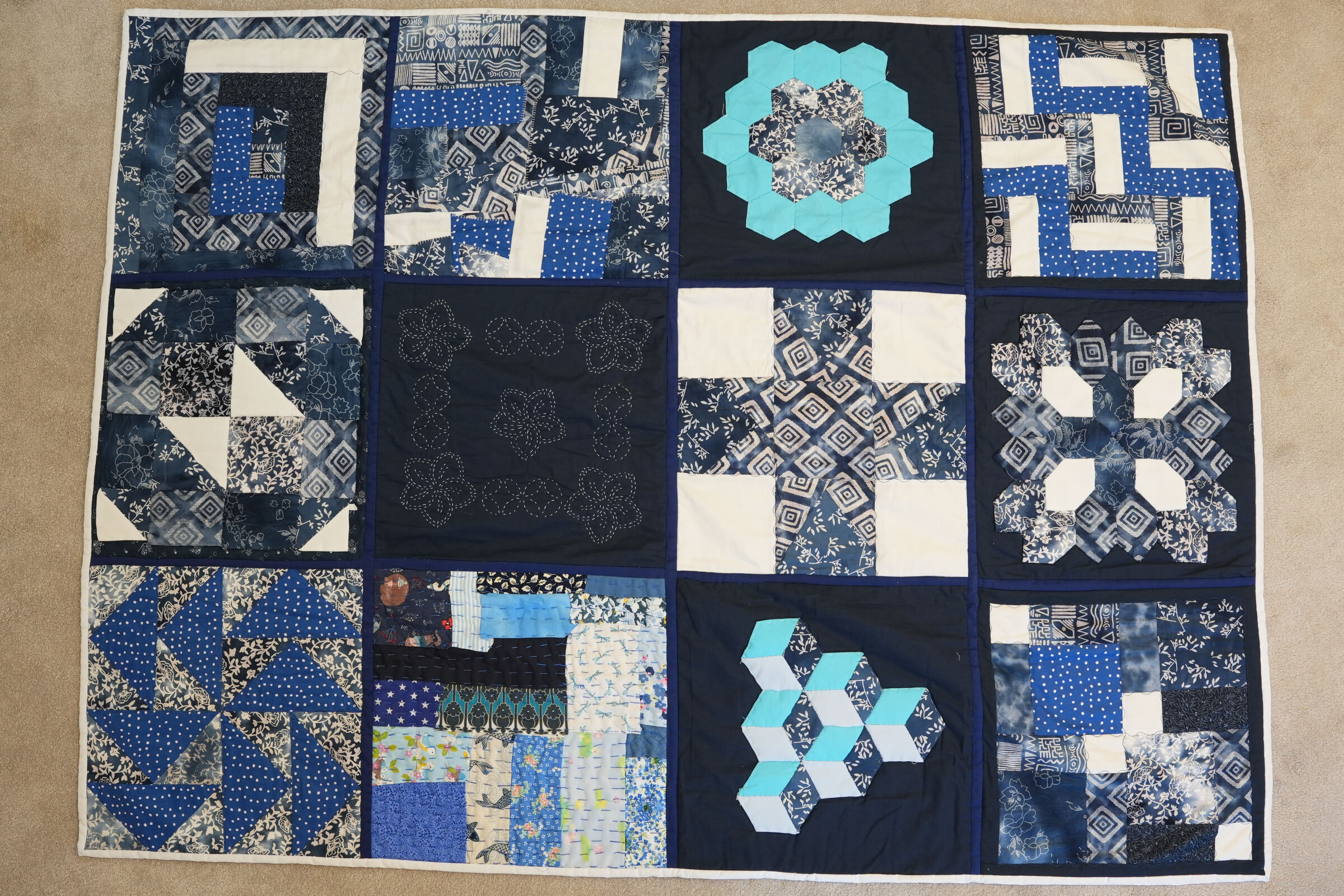 The Crafty Stitchers Sampler Quilt 2025