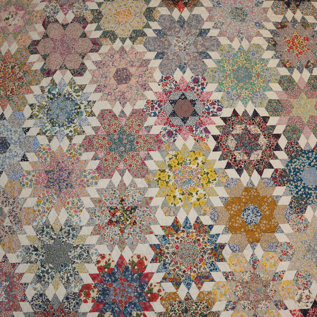 Liberty Alice Caroline Flower Garden BOM Quilt