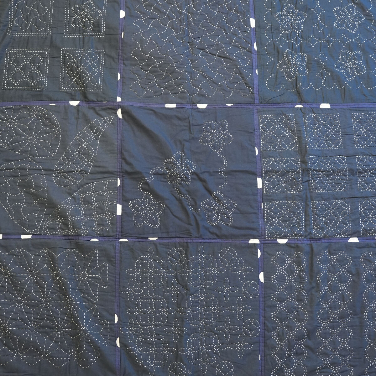 Sashiko Sampler Quilt 2024