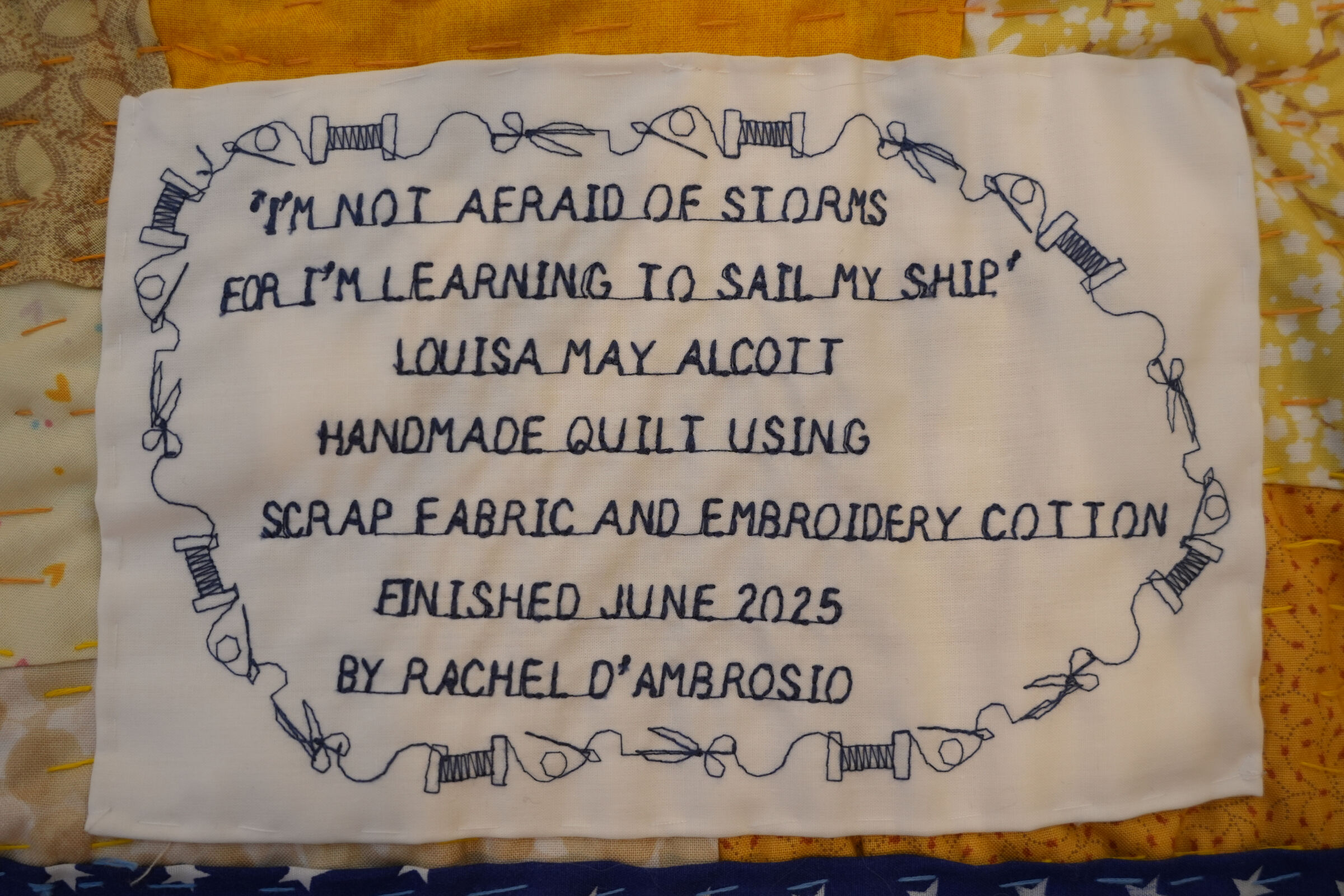 Siddi Quilt Louisa May Alcott